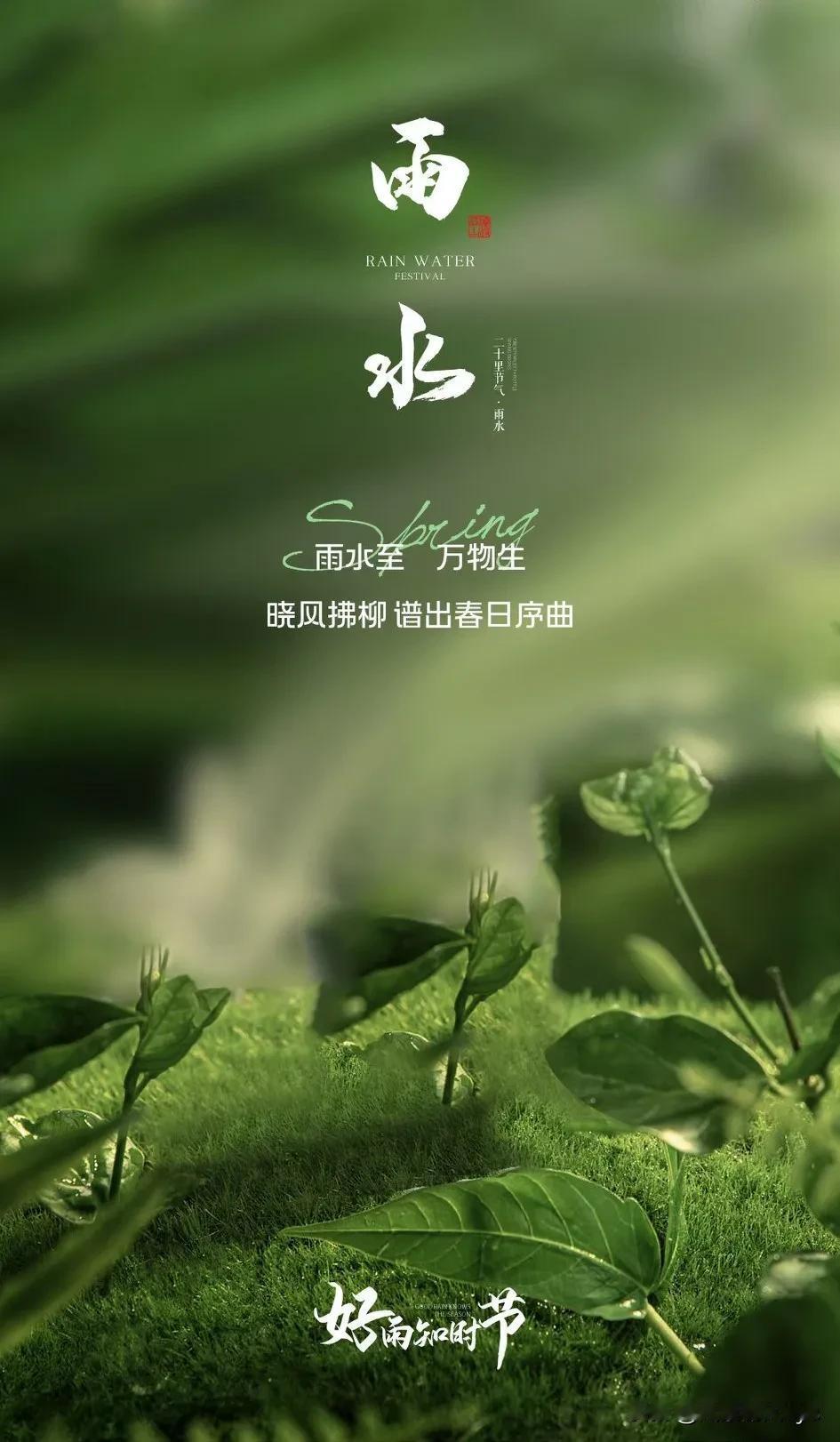 好雨知时节一览四季 渐入美景创作的