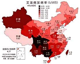 看到一组艾滋病数据，我深感惊讶。印度有250万、美国有107万、中国有138.7