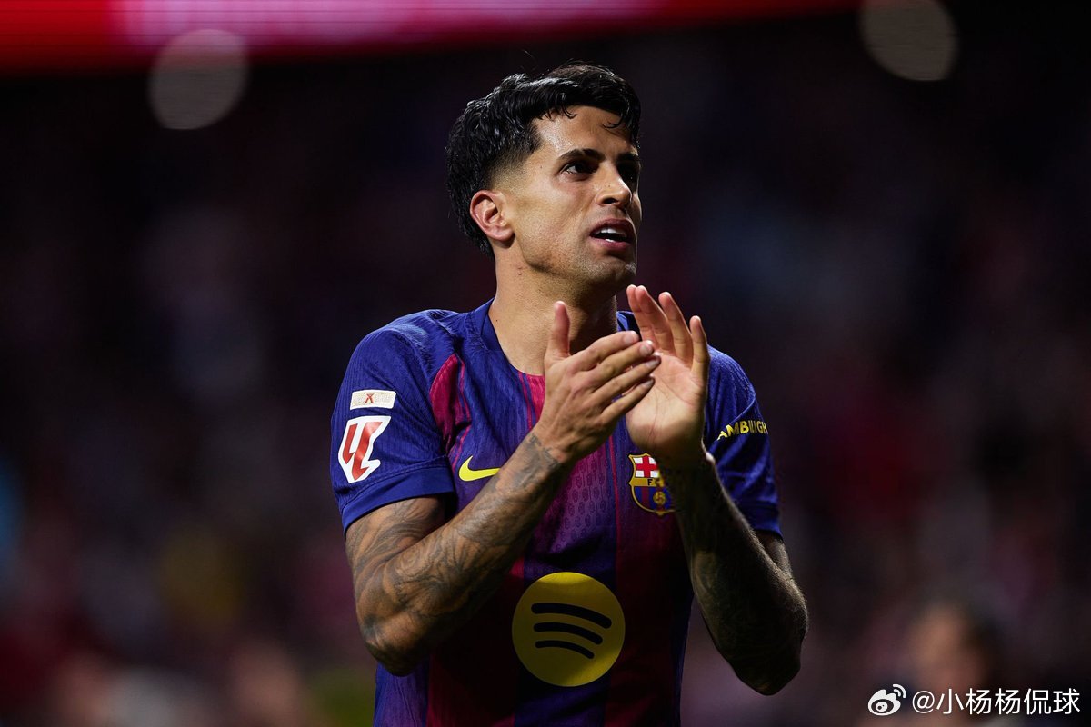 巴萨2比1逆转十人马竞João Cancelo 