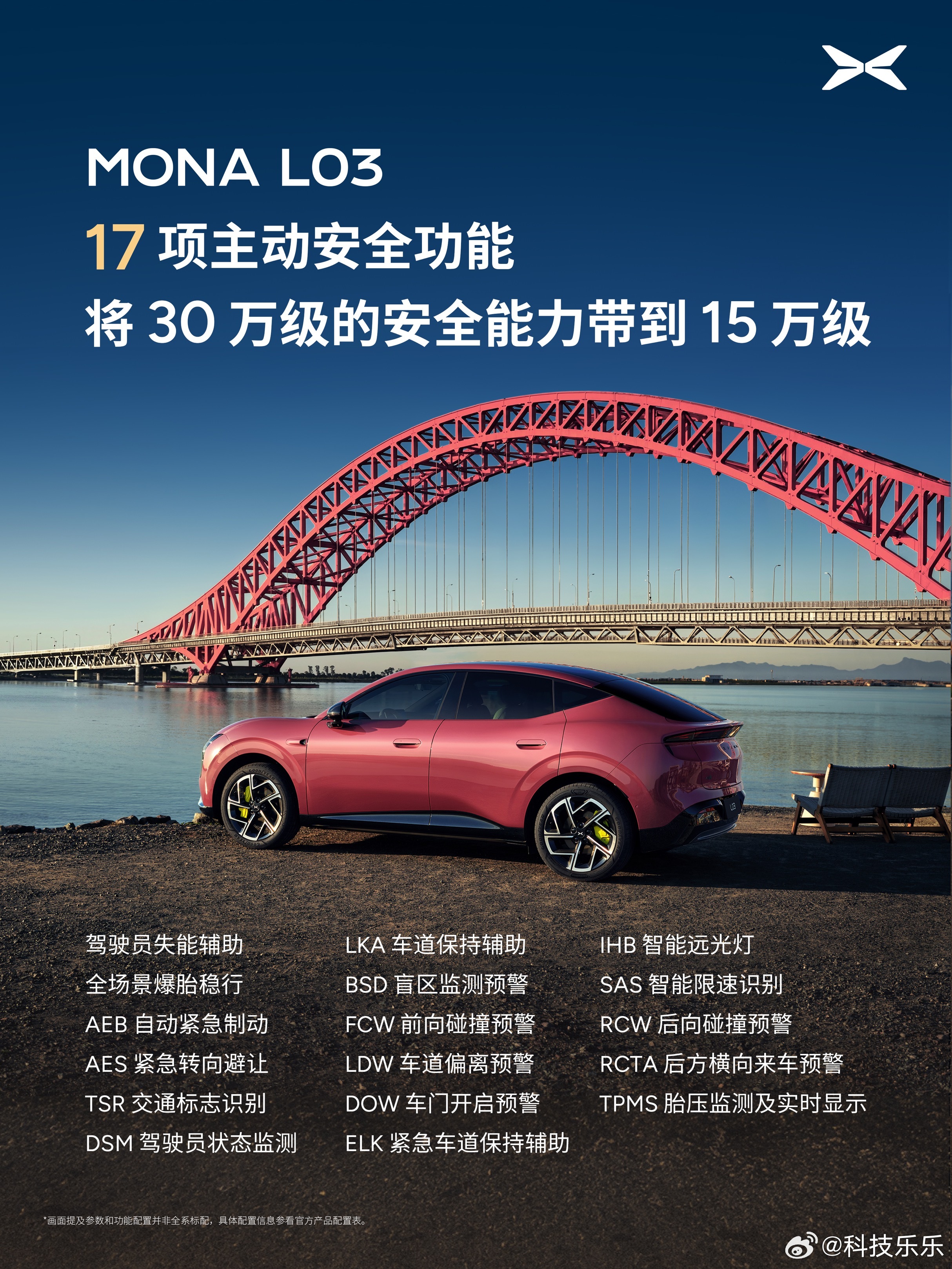 不仅MONAL03将30万级安全能力带到15万，而且还是按中国、欧洲和澳洲的五星