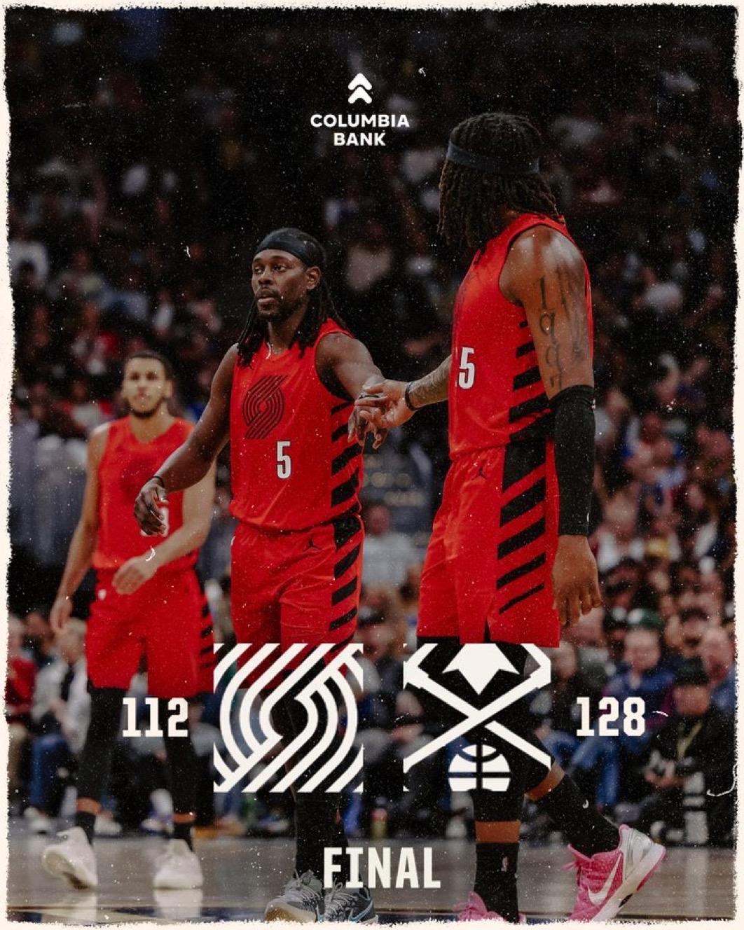 3月23日NBA常规赛战报（5场）：

开拓者112-128掘金
篮网-国王
