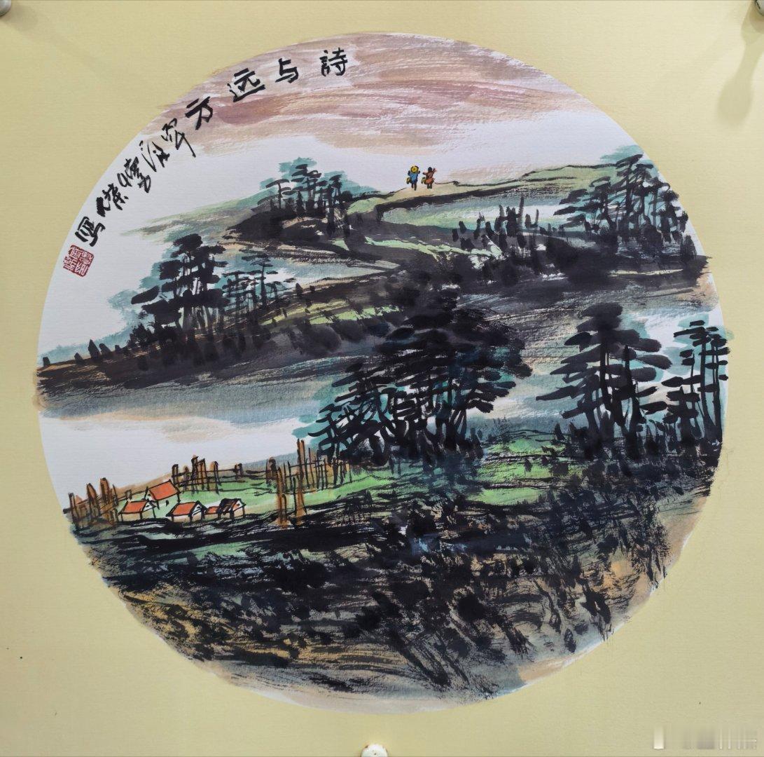 书画家盛怀杰绘画 在中国传统文化艺术中，自从书画相会，中国画就发生了根本变化，变