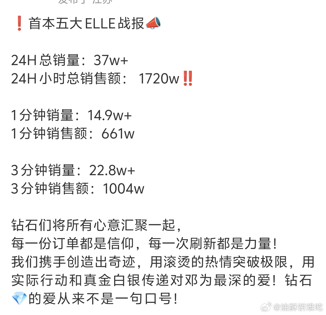 邓为elle销售额登顶内娱明星五大女刊杂志TOP ​​​