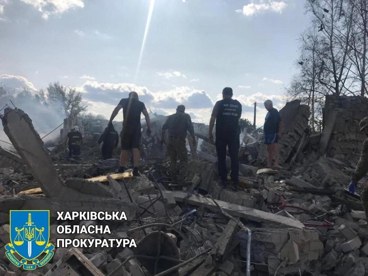 今天，乌方称，俄军发射导弹袭击了哈尔科夫地区 库皮扬斯基区 格罗扎村 一家杂货店