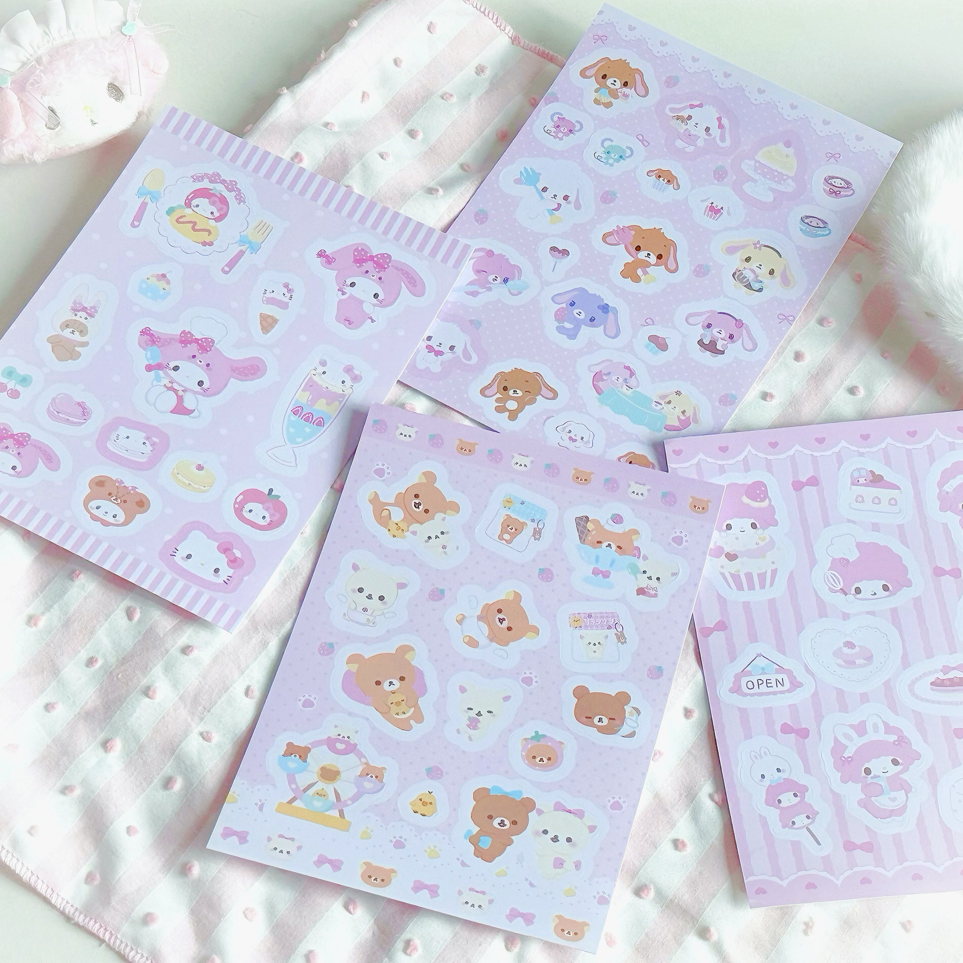 贴纸升级版！图案调整增加了，尺寸变10×14 更大张啦另外还有两款美美小羊系列的