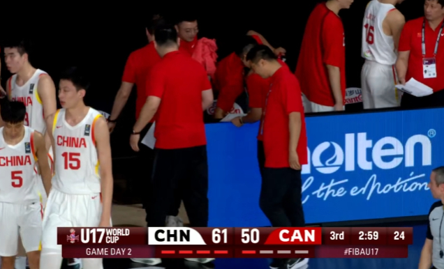 你就是那个训练时长两年半的练习生？？？U17男篮世界杯U17中国男篮vs加拿大