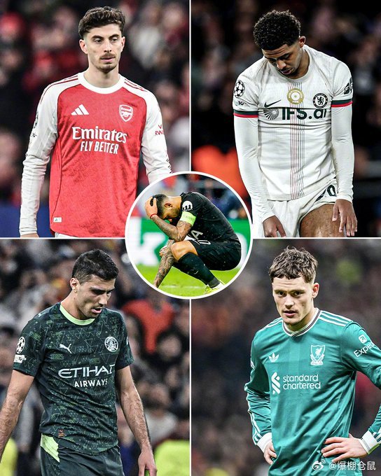 【种子队低迷】欧冠1/8决赛首回合全部战罢，8支种子队面对8支通过附加赛晋级的球