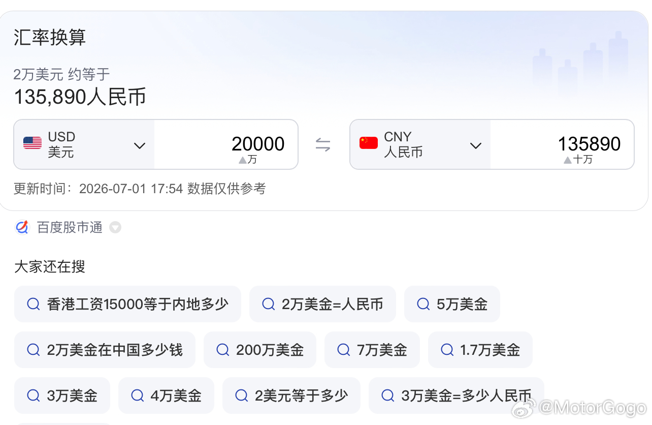 2 万美金，按照今天的汇率，人民币大概是 13.59万元。今天这台车的静态内容解