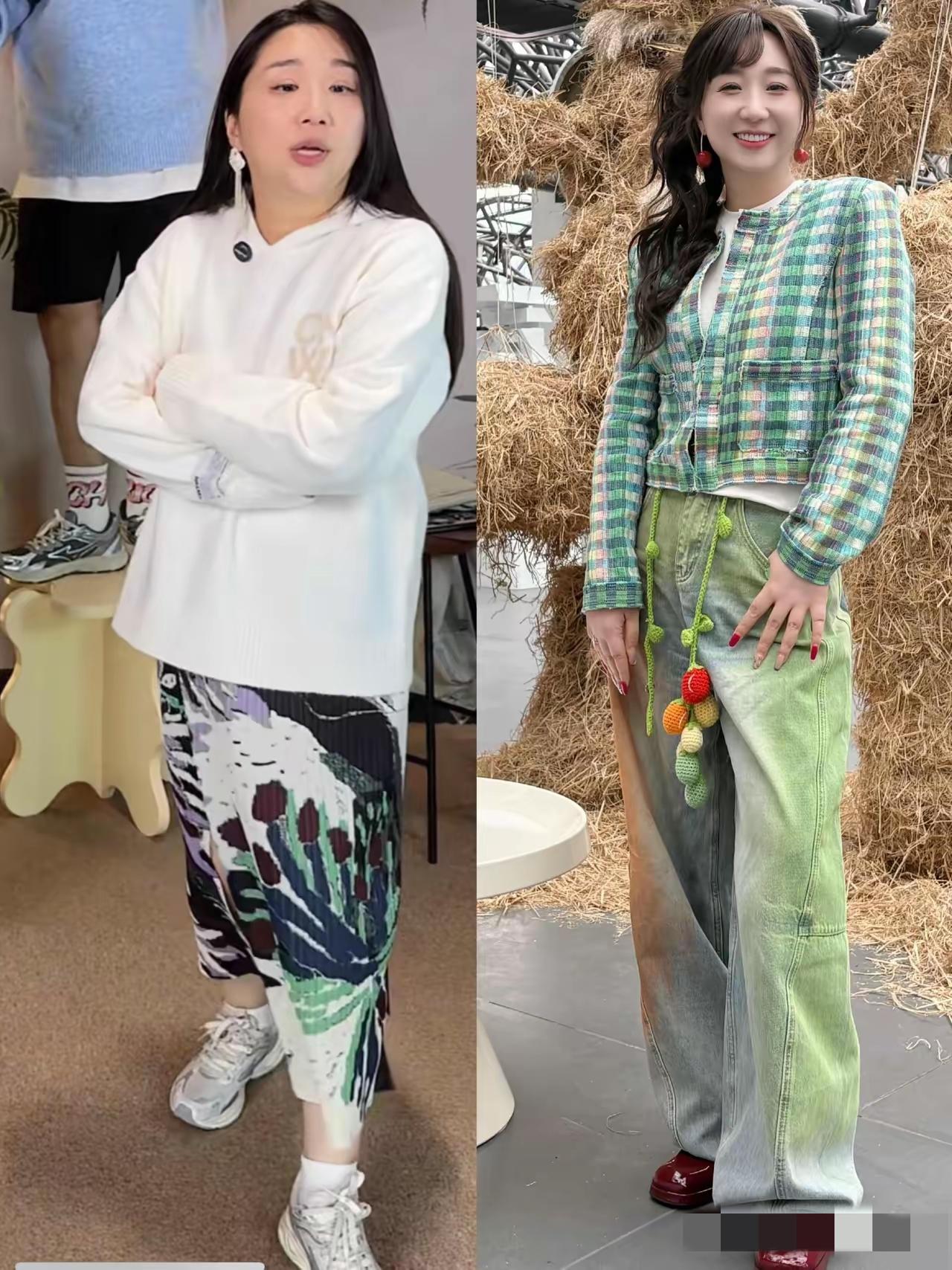 傅首尔用自己证明一件事：
瘦了也不一定好看！

看这张照片，如今的傅首尔确实瘦了