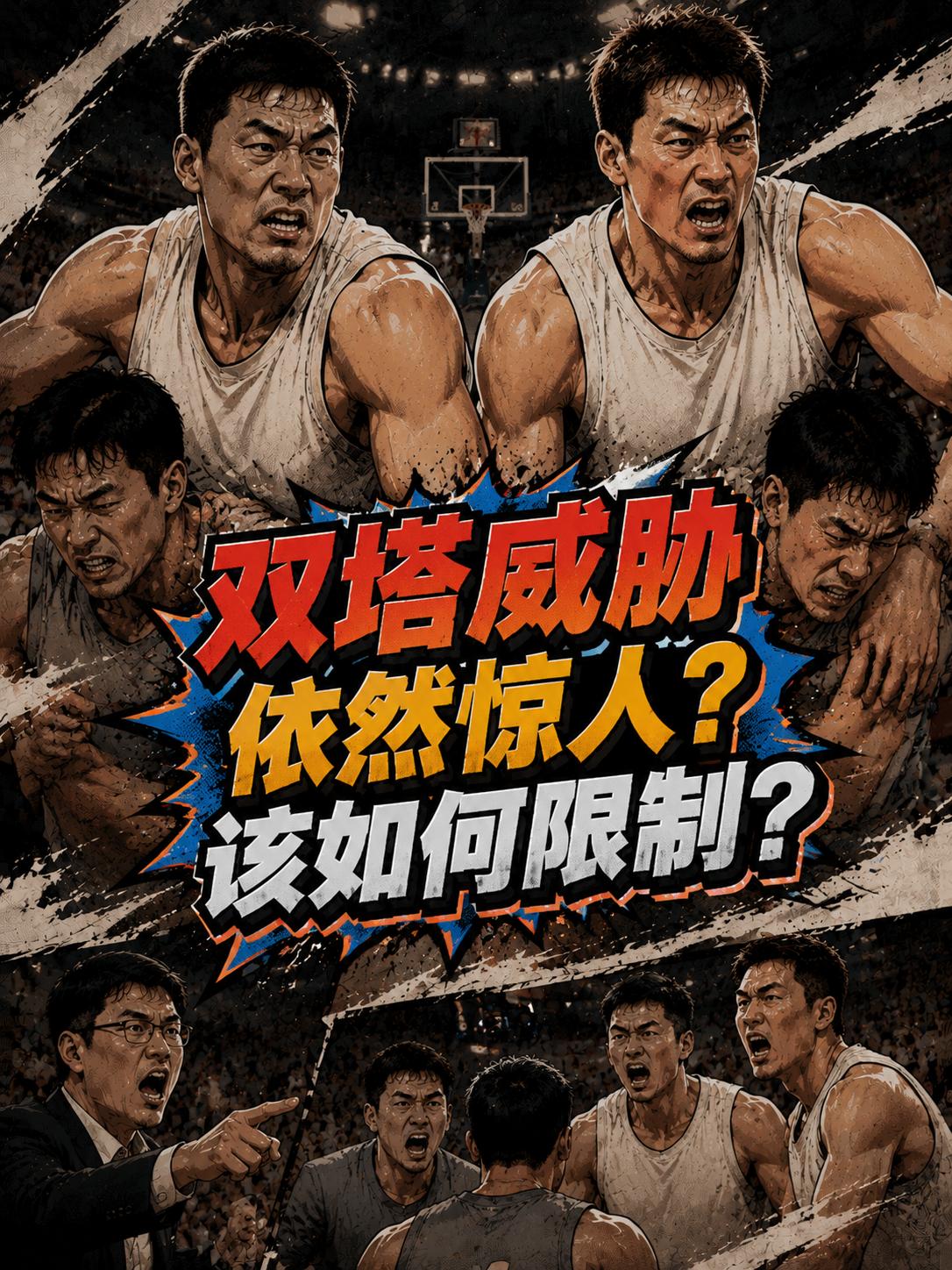 北京双塔威胁依旧？卢伟真会研究透他们？就在上场遭遇战，当上海队以87:82的战绩