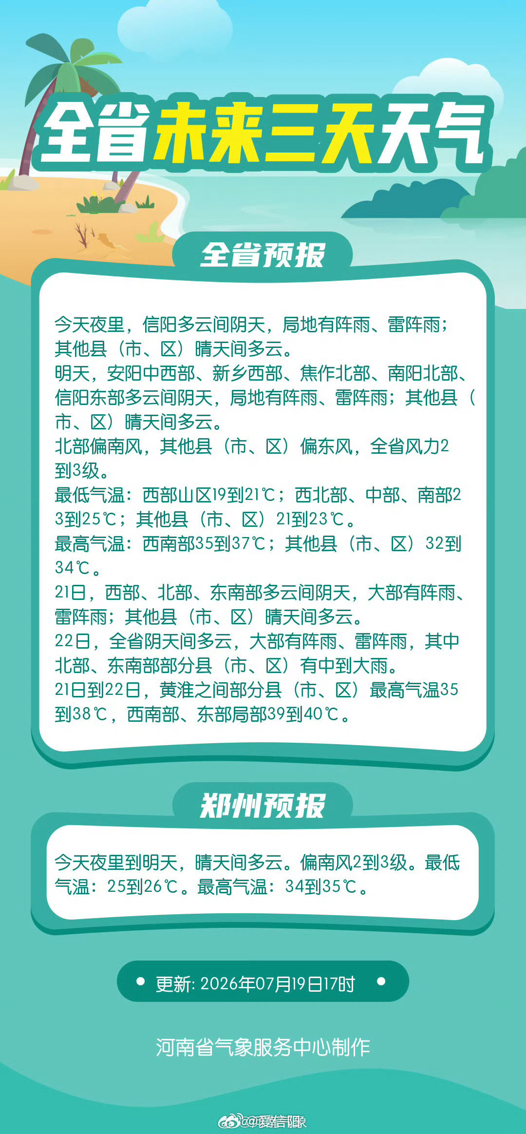 未来三天天气网页链接 （河南气象）信阳生活 信阳