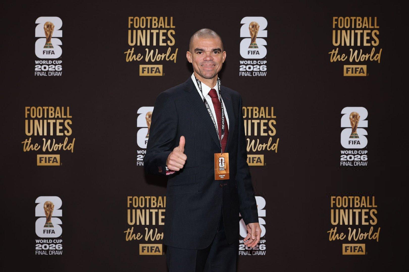 安切洛蒂、佩佩、卡西在2026年世界杯抽签仪式现场皇马旧将故事