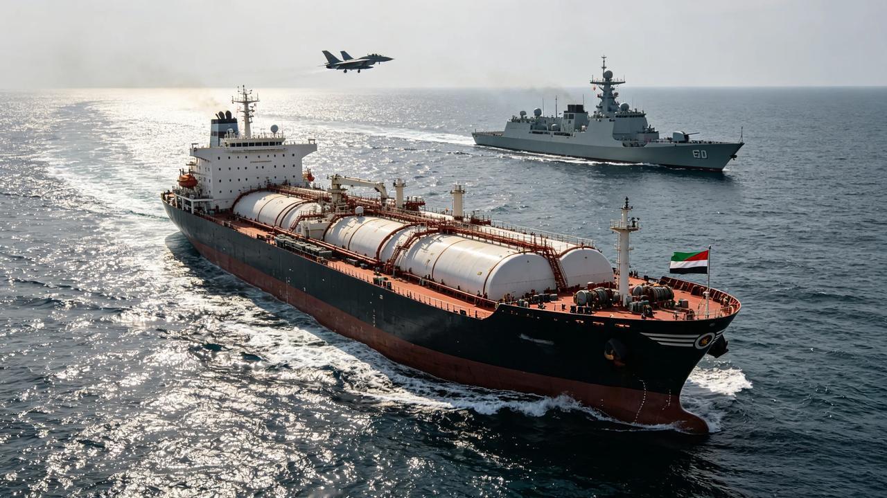 霸气！中国油轮穿越美军封锁线，052D战略撑腰！
 
美国13日宣布封锁霍尔木兹