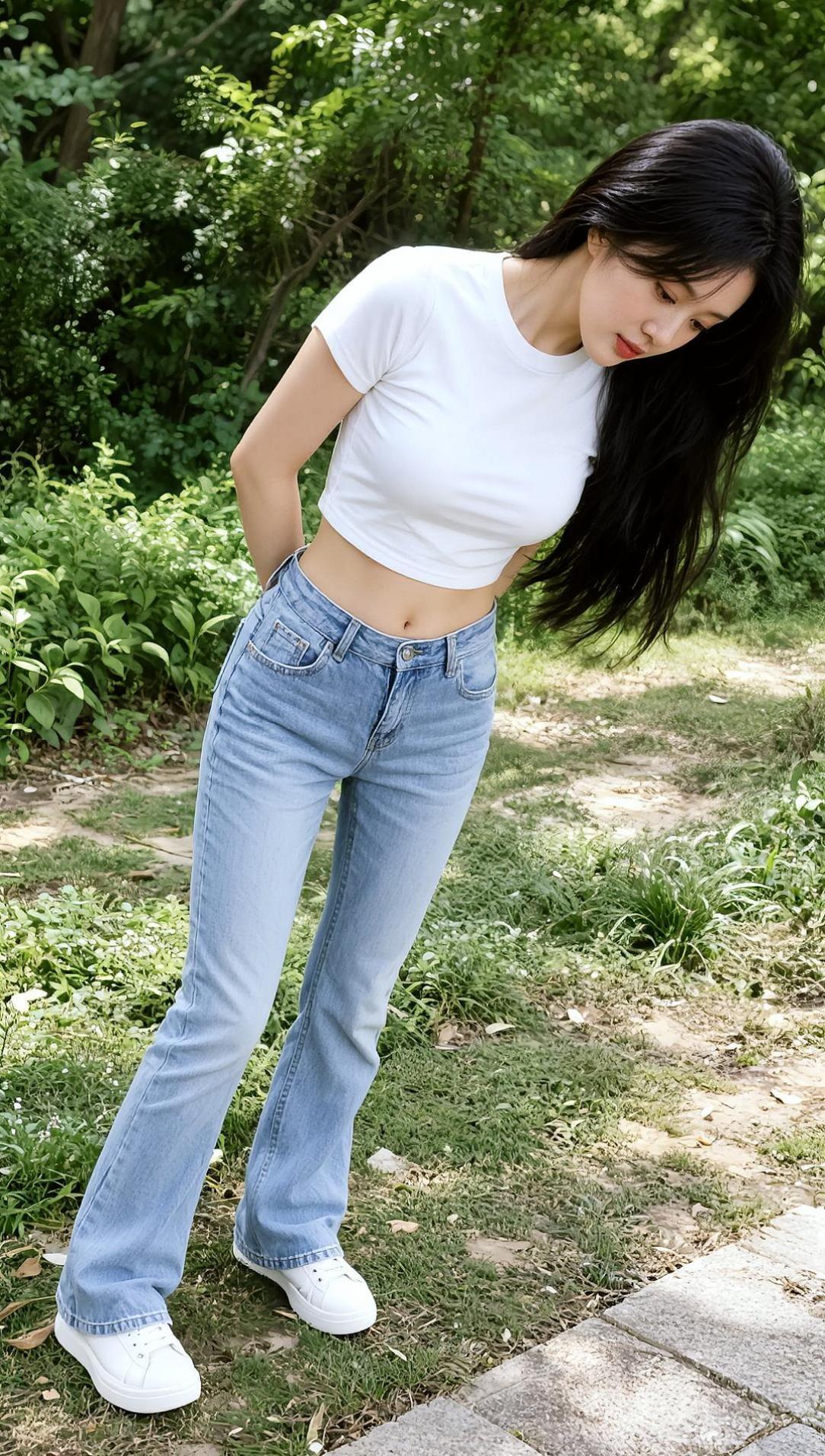 AI山野随拍 抖音ai创作 颜值在线 自然美景 少女写真