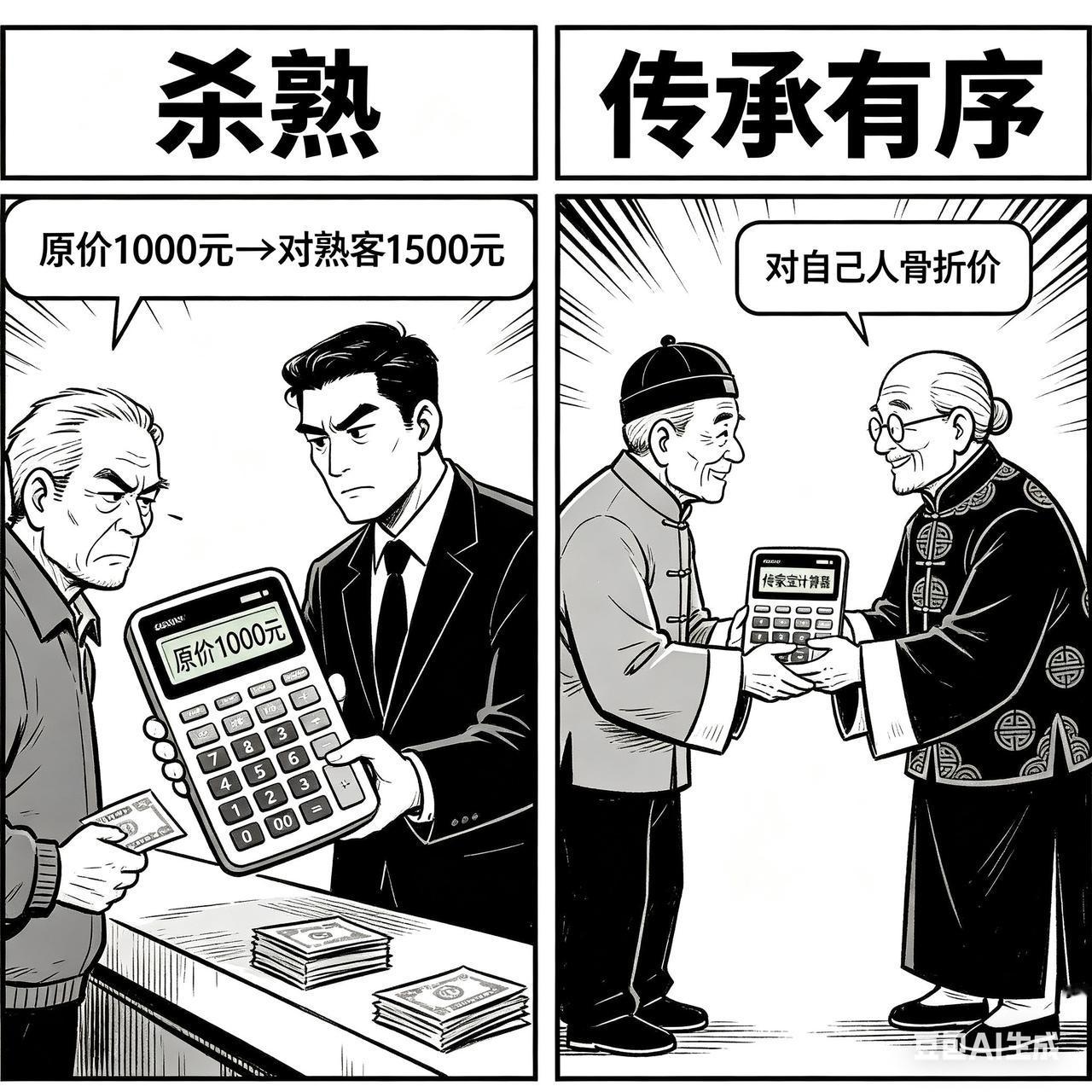 “杀熟”与“传承有序”的内在逻辑关联

市井江湖里的“杀熟”，与收藏圈奉为圣经的
