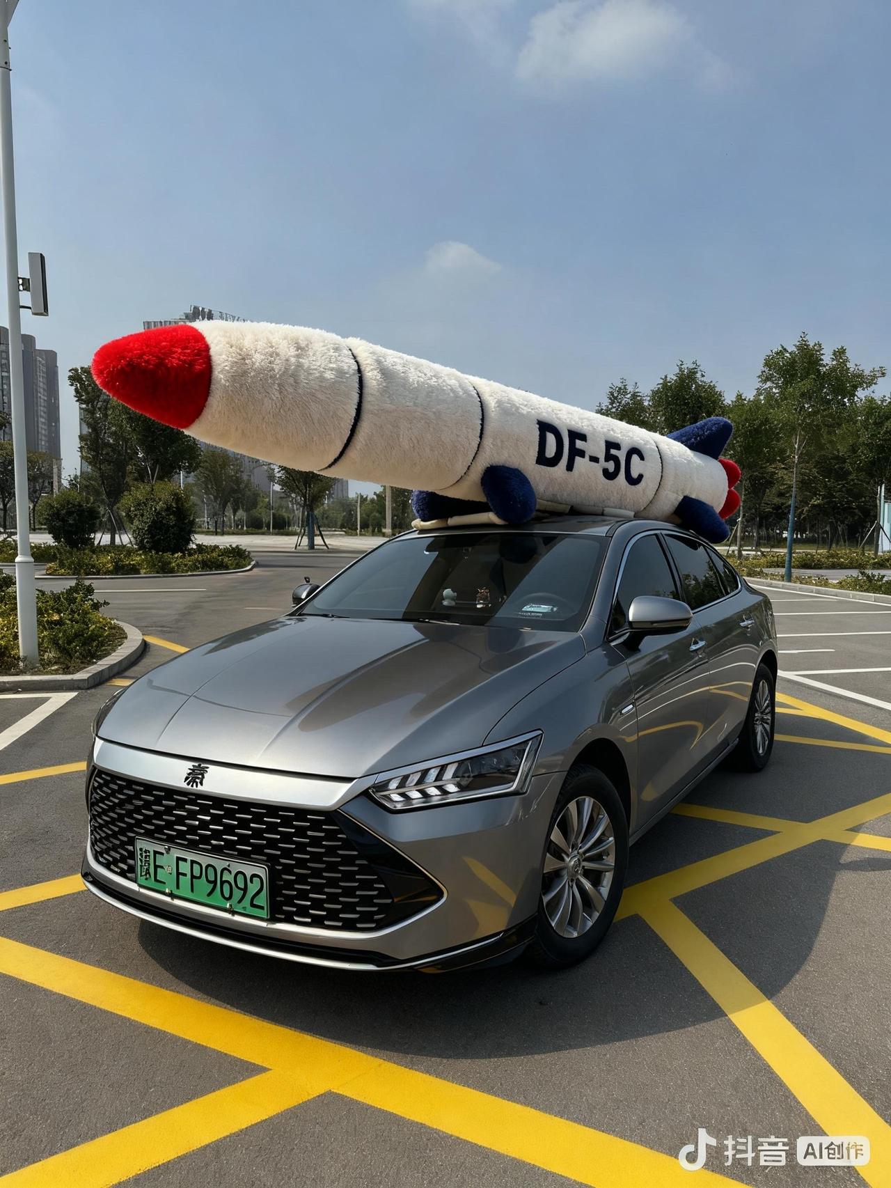 打击范围 覆盖全球！导弹萌车 秦plus 东风5c