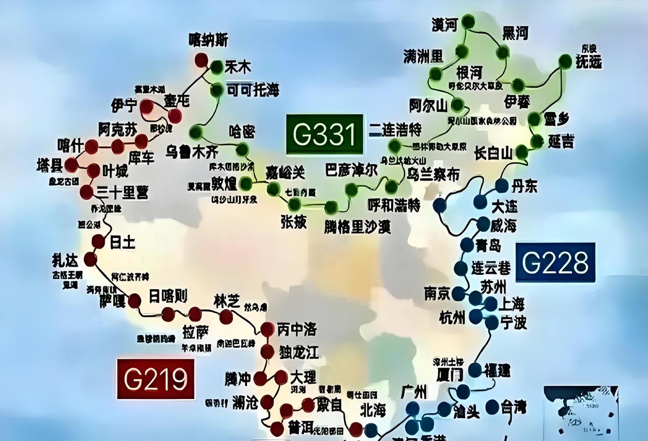 一条外环路最长能有多长？约2.7万公里。由G219、G331、G228三条国道串