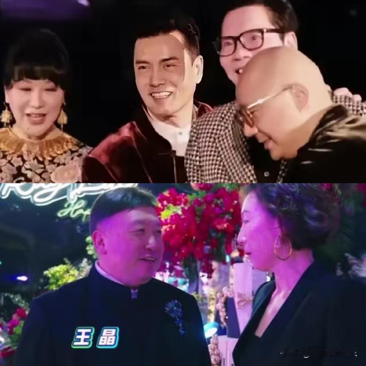 吕良伟和王晶

这俩人都是70岁的年纪

可看着像隔了辈分，吕良伟能看起来这么年