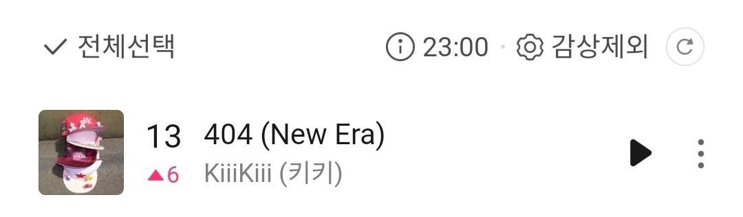 【Theqoo】KiiiKiii <404 (New Era)>上升至Melon