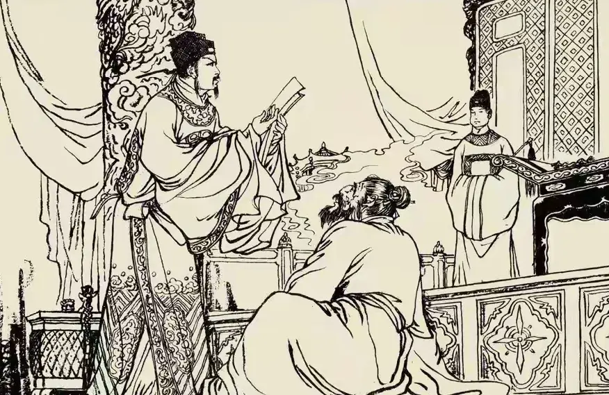 潘仁美为了保命一口吞下自己供出的状纸，宋太宗赵光义趁机以没有状纸为名要...