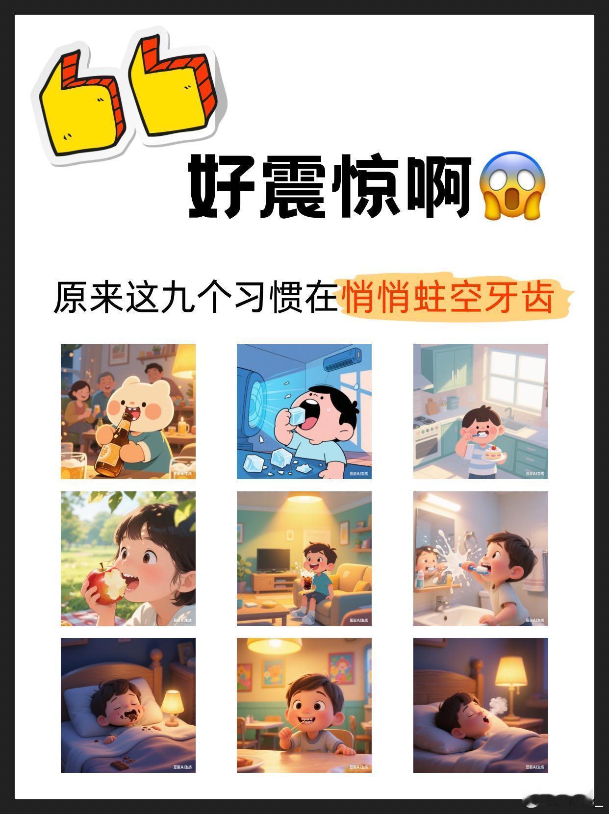 口腔科口腔护理🦷这9个习惯正在悄悄毁掉你的牙齿！姐妹们！牙齿问题真的不能拖！作