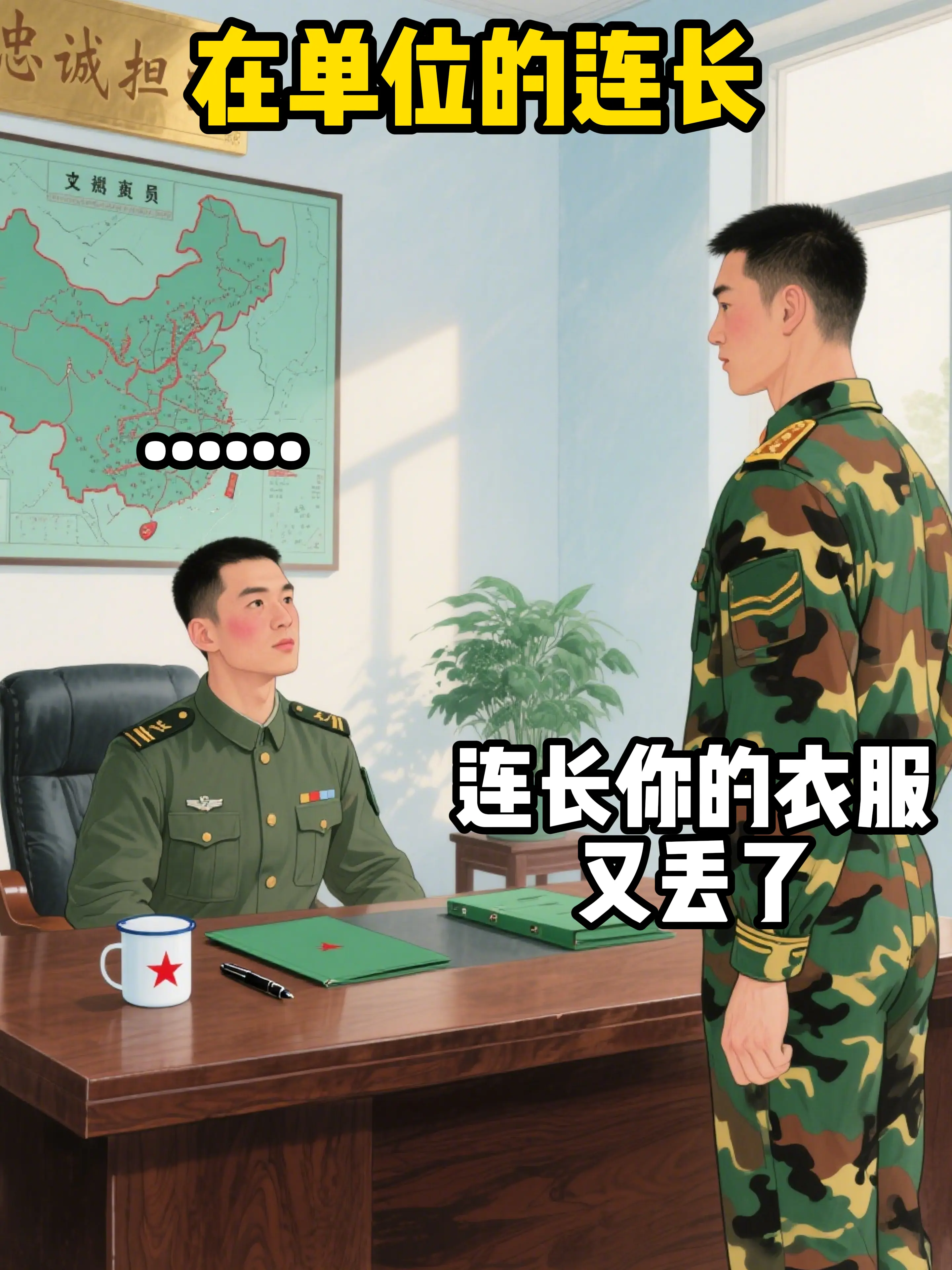 亲爱的连长也有两副面孔。