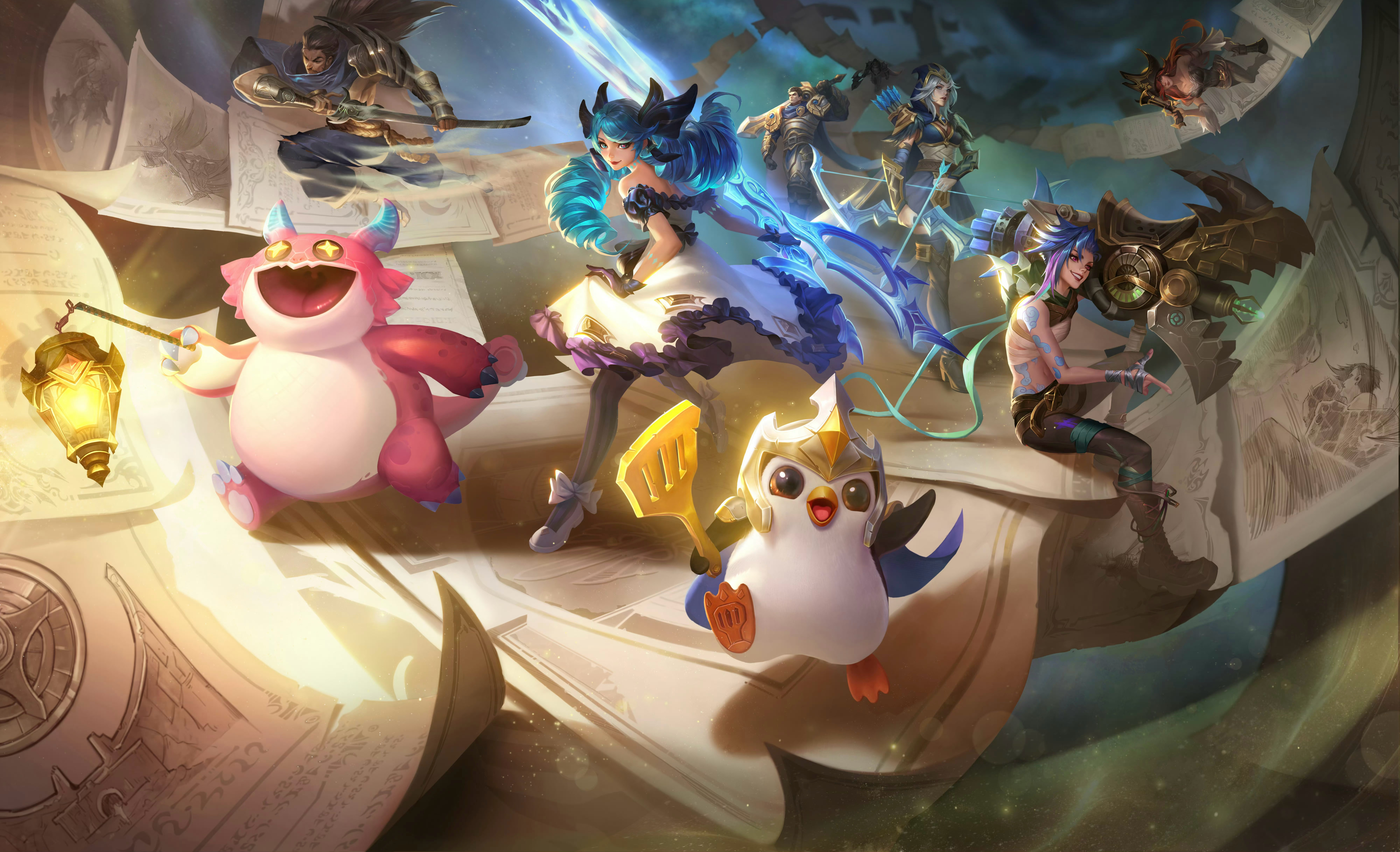 云顶之弈英雄联盟传奇新赛季宣传图英雄联盟