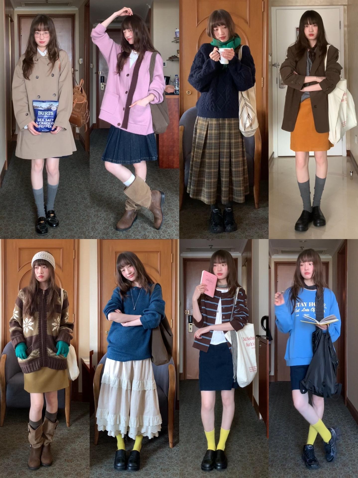 韩女秋冬电子衣橱💡。