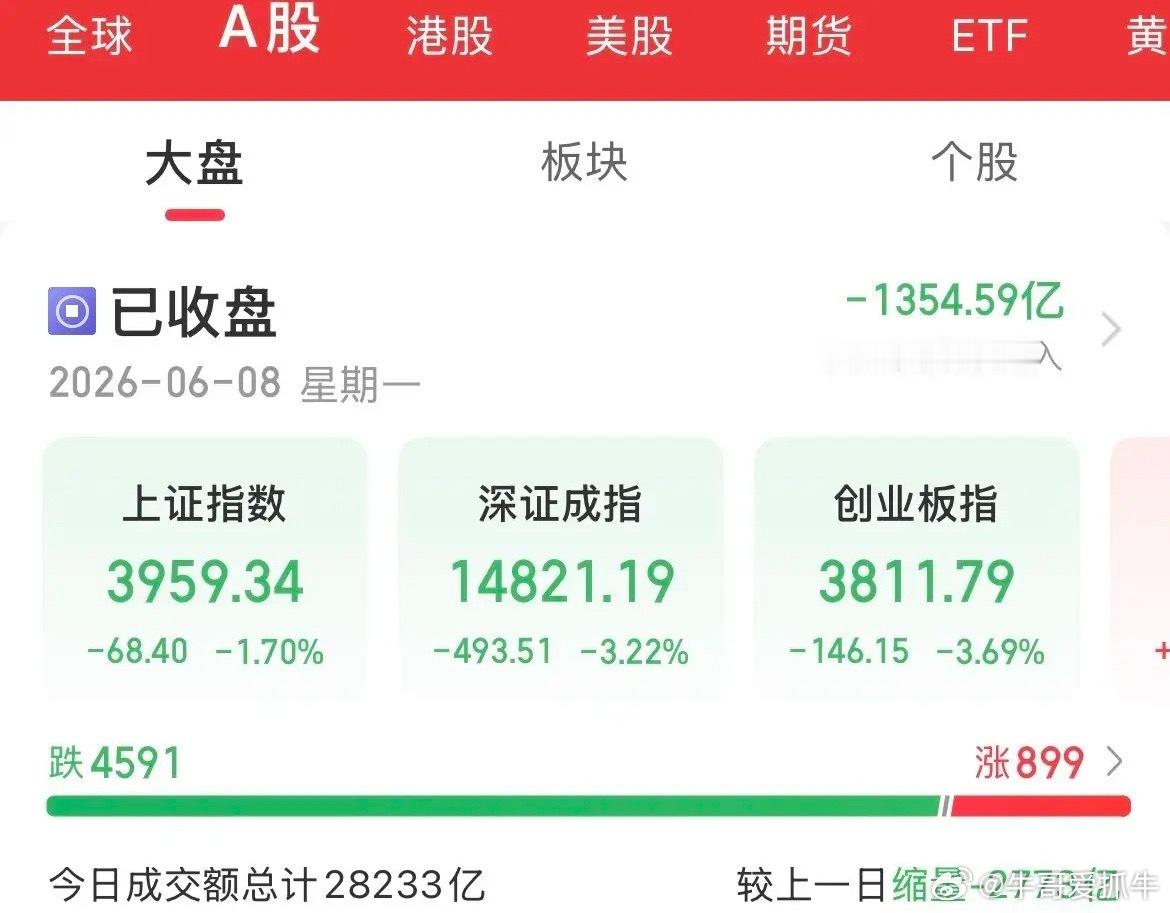 泥沙俱下，个股跌的稀里哗啦的，杀疯了，早盘还撑了一下，差点幻觉要走独立行情了，没