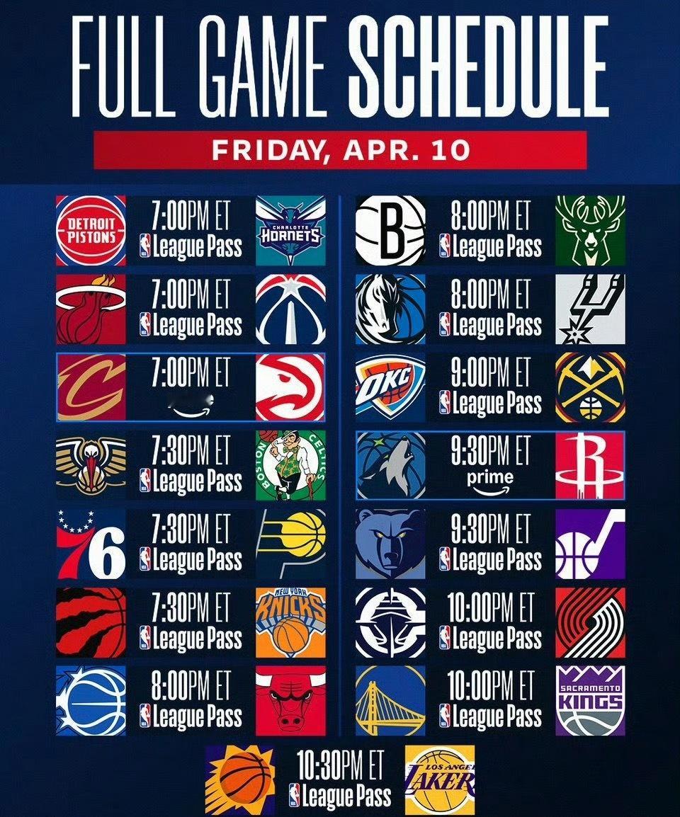 超级比赛盛宴！30支球队全部出战！这里每场比赛都能看⬇️NBA免费直播及回放网页