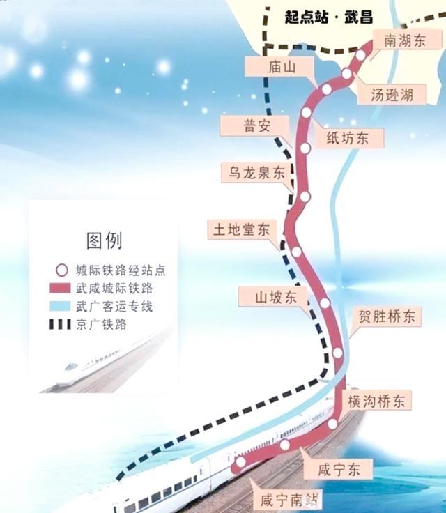 武咸城际依目前的状况，应该只跑武汉东站（武昌站）-纸坊东站区间。乌龙泉、土地堂、