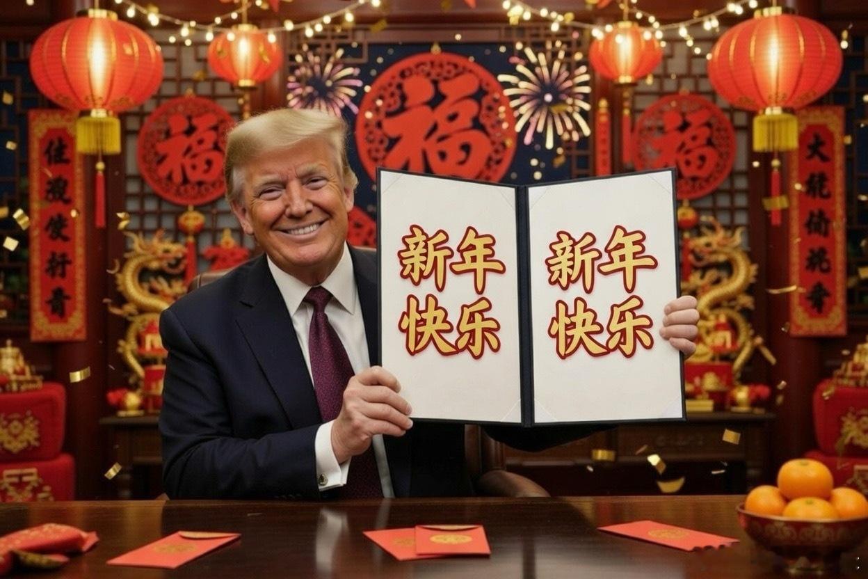 🤨✍️😁🧧祝大家新年快乐！明星红包海外新鲜事热点现场AI