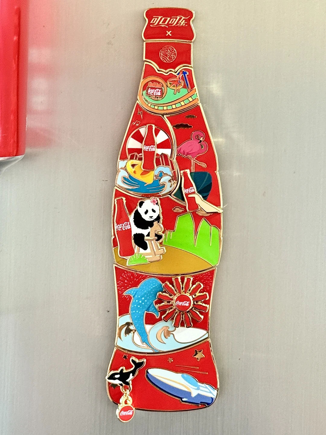 可口可乐✖️长隆限定冰箱贴，好值好满意！！！