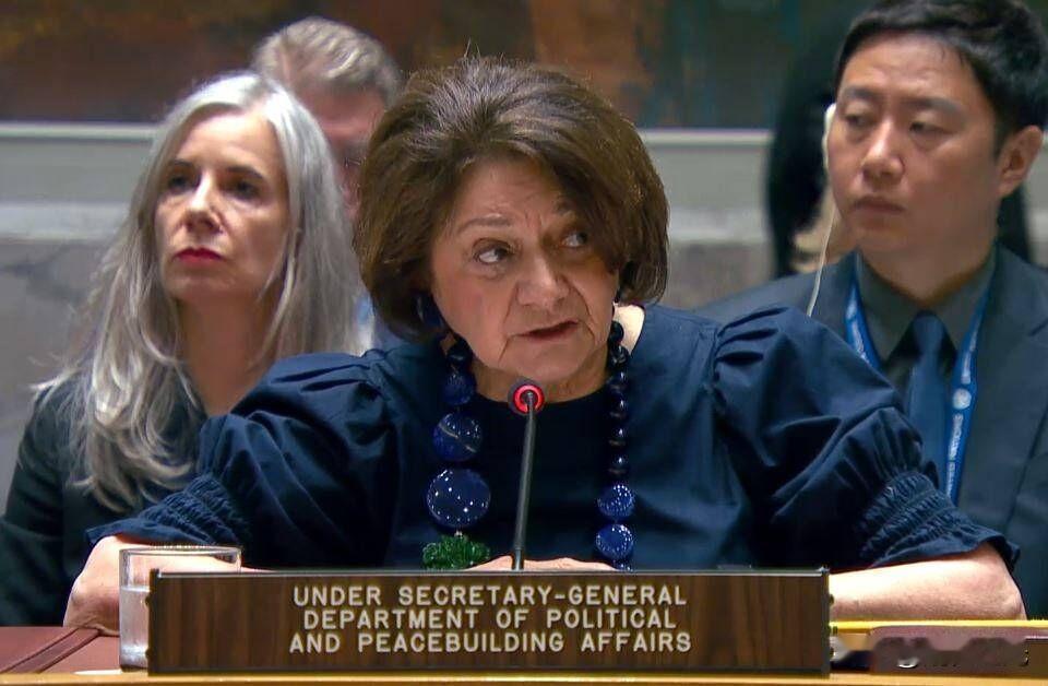 联合国副秘书长：伊核要谈可以，但谁炸毁核查现场得先认账！

迪卡洛在安理会念完稿