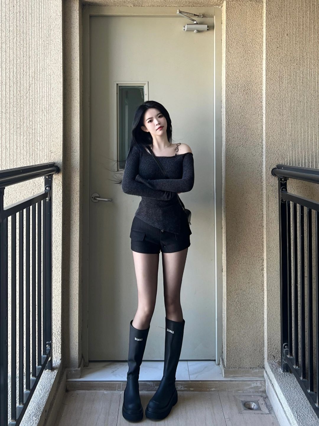 我爱这身！黑！