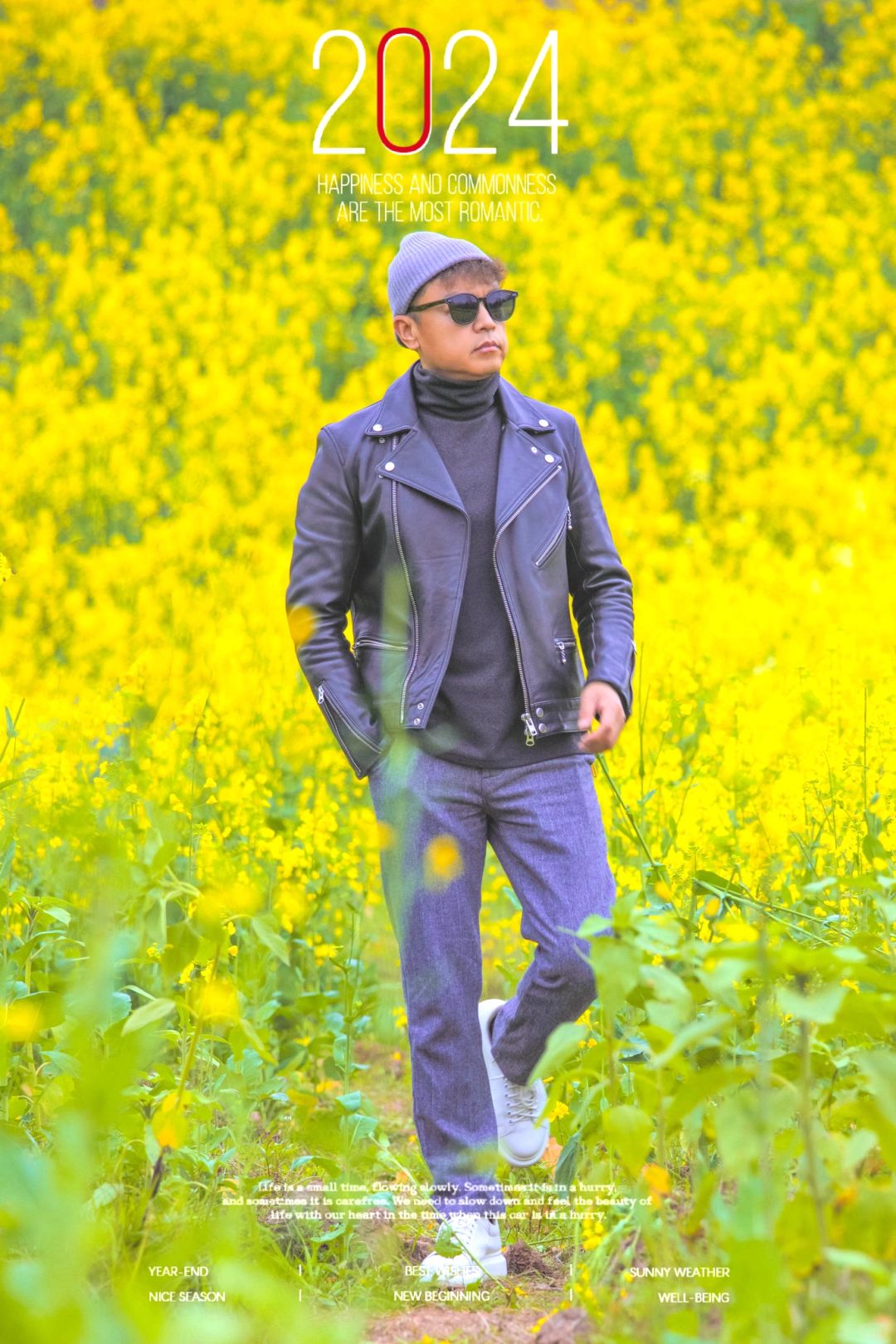 🌸春日金黄盛宴：油菜花海绚丽绽放🌈❤️