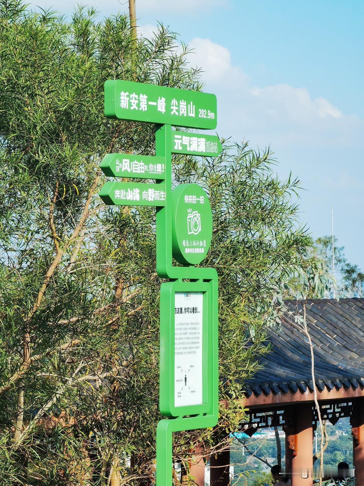 深圳宝安新安第一峰，尖岗山轻松拿捏🤏
刚刚爬完，虽然不高，但是也是新安第一峰了
