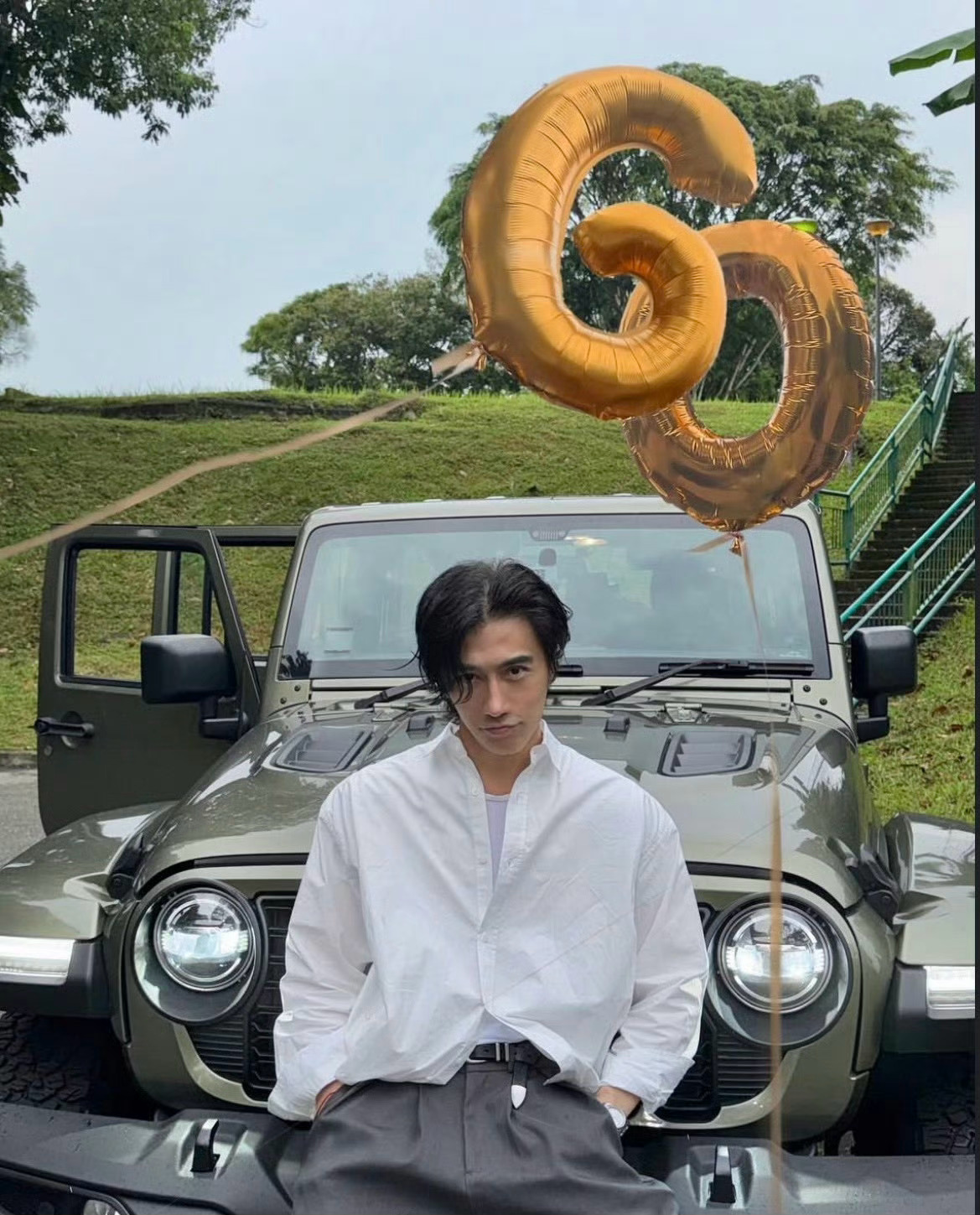 新加坡男模Chuando的60岁生日新照