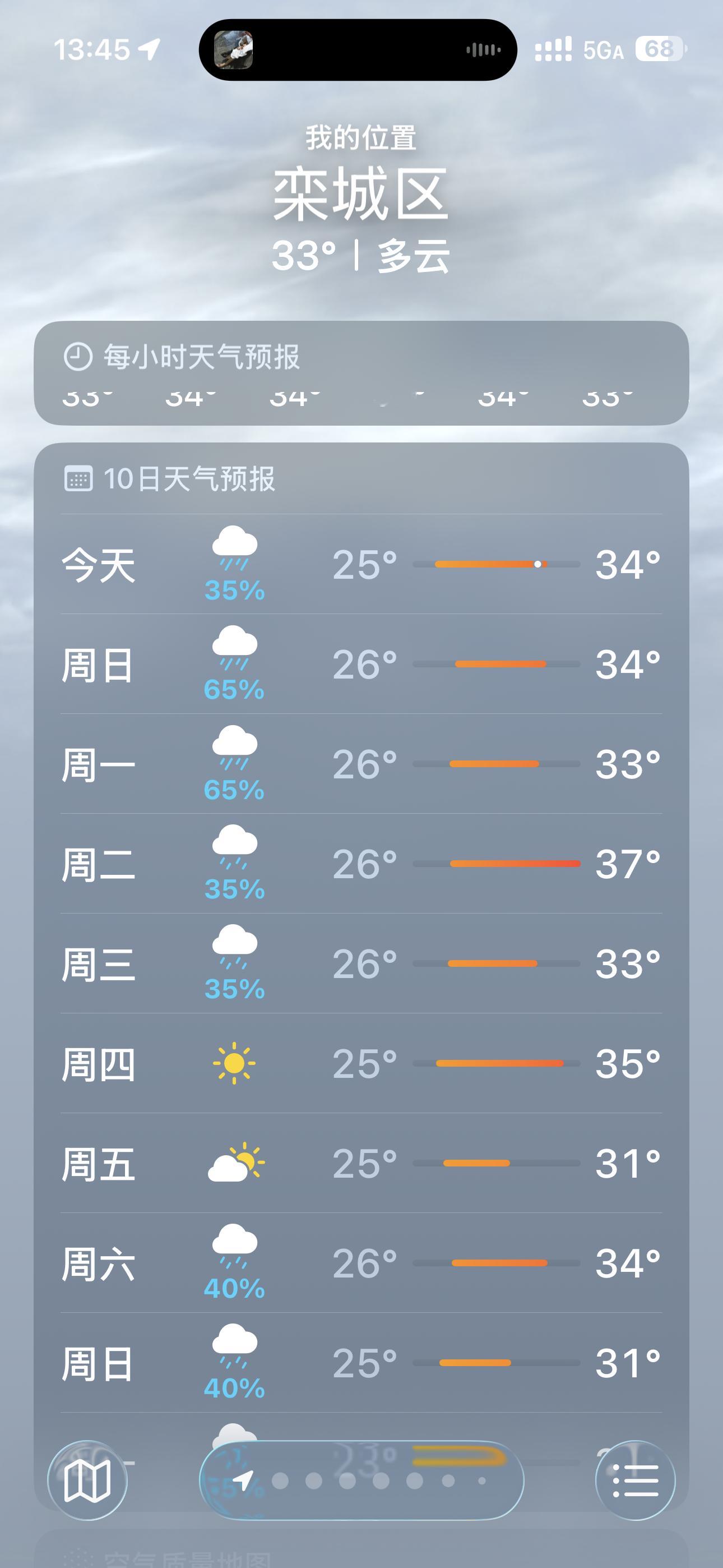 高温降雨
