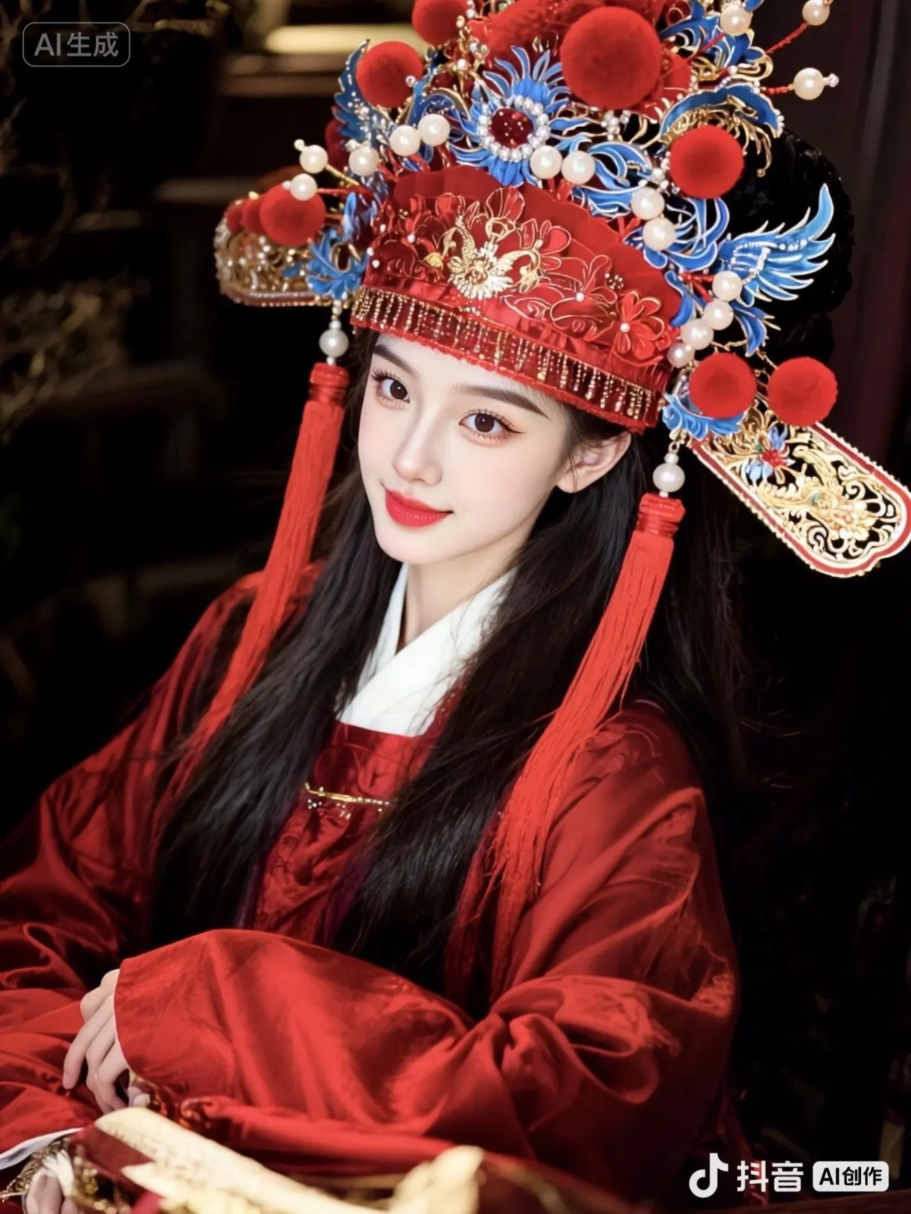 人人夸我潘安貌，原来纱帽罩婵娟。