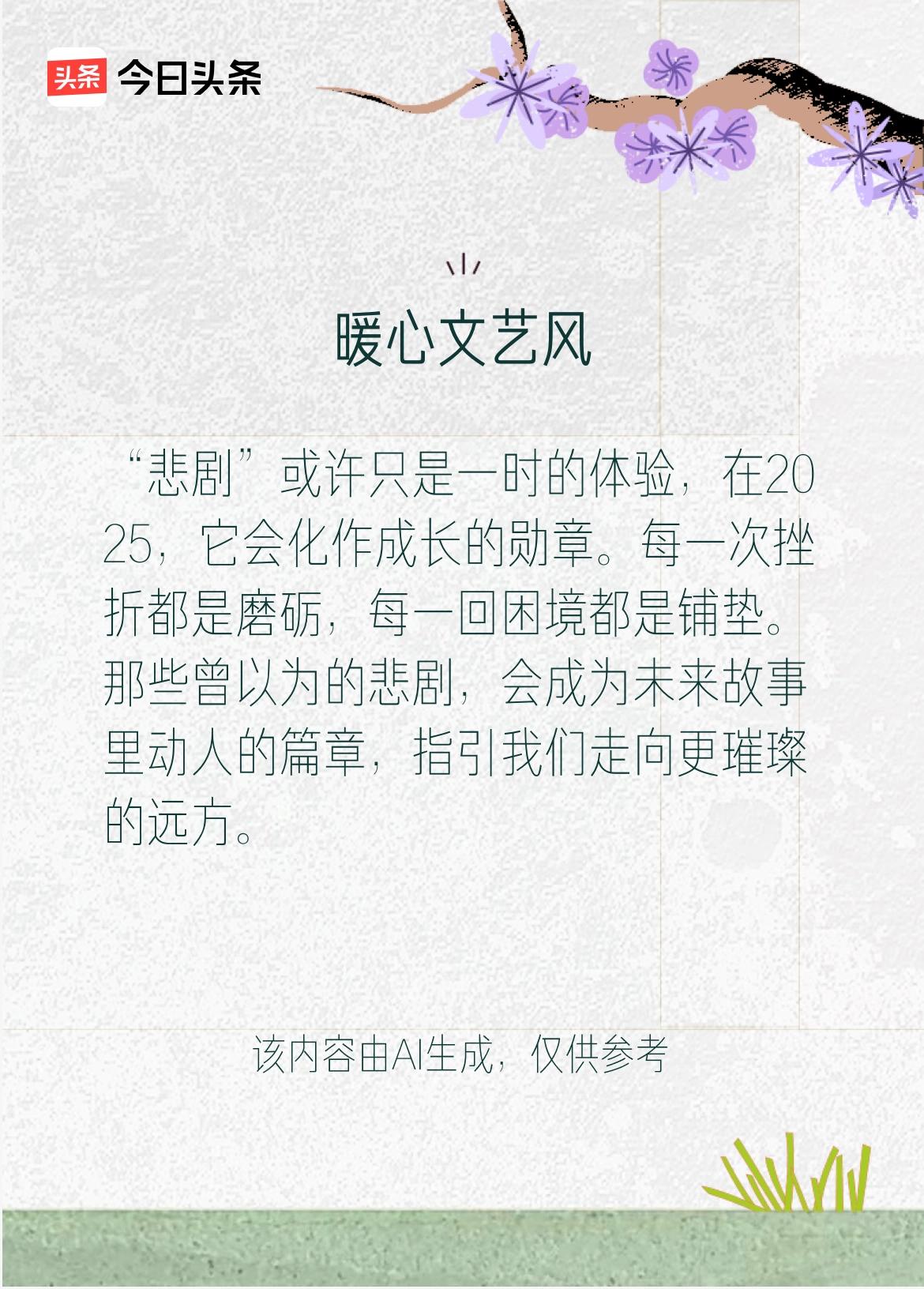 文学创作大会 2025已过，那些曾以为的悲剧，都成了成长勋章。挫折困境，皆是磨砺