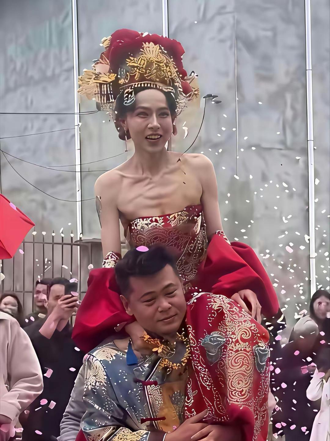 见过的最瘦的新娘！为了美，不知道付了多少？ 