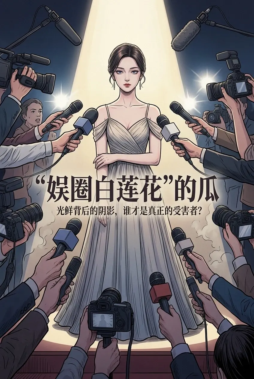 “娱圈白莲花”的瓜。