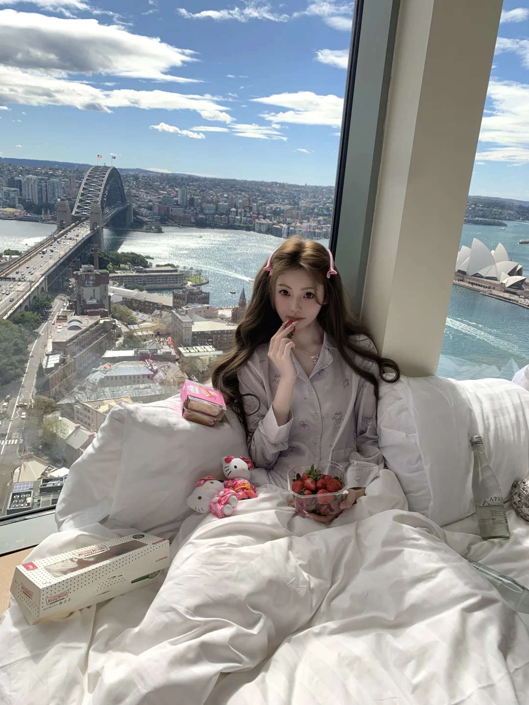 王思聪现女友懒懒，晒出在悉尼的度假照 ​​​