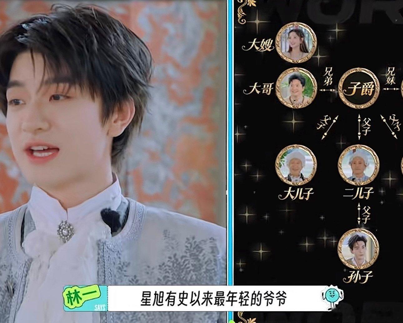林一当陈星旭爷爷林一这么年轻，就演上爷爷了 