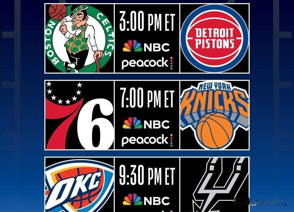 揭幕战没打旧主，估计圣诞大战就要打湖人了！
今天，NBA正式公布了揭幕战的三组对