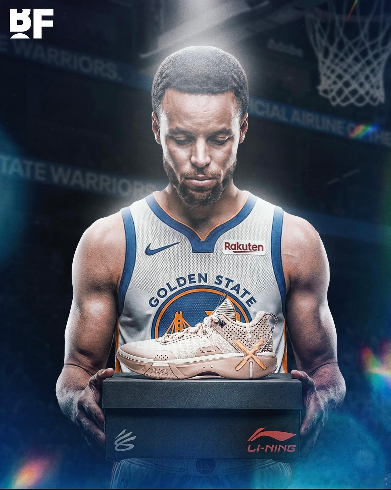 据报道，NBA球员史蒂芬库里正式与中国球鞋品牌李宁签下为期十年的合约，合约内条款