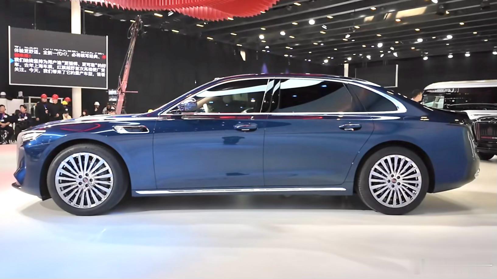 红旗新 H9 量产版这比例好啊，远超德国竞品了