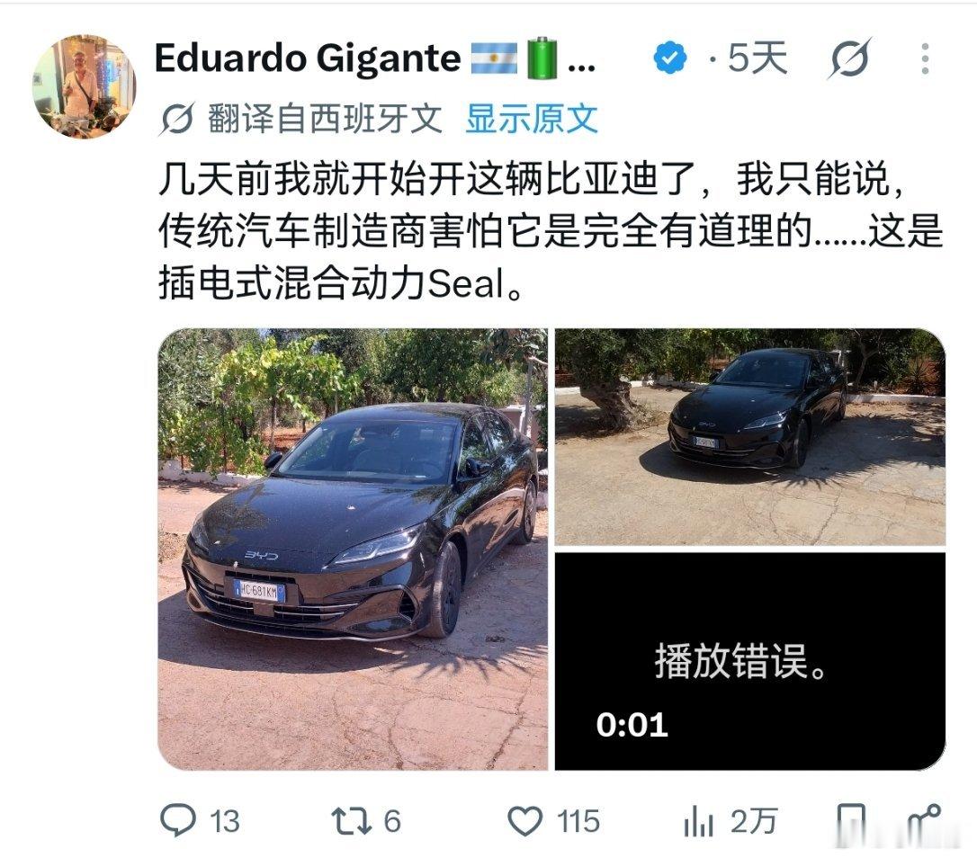 即使加了关税，还是无法阻挡产品力强的迪子，统制造商害怕有道理，还只是一辆海豹，那