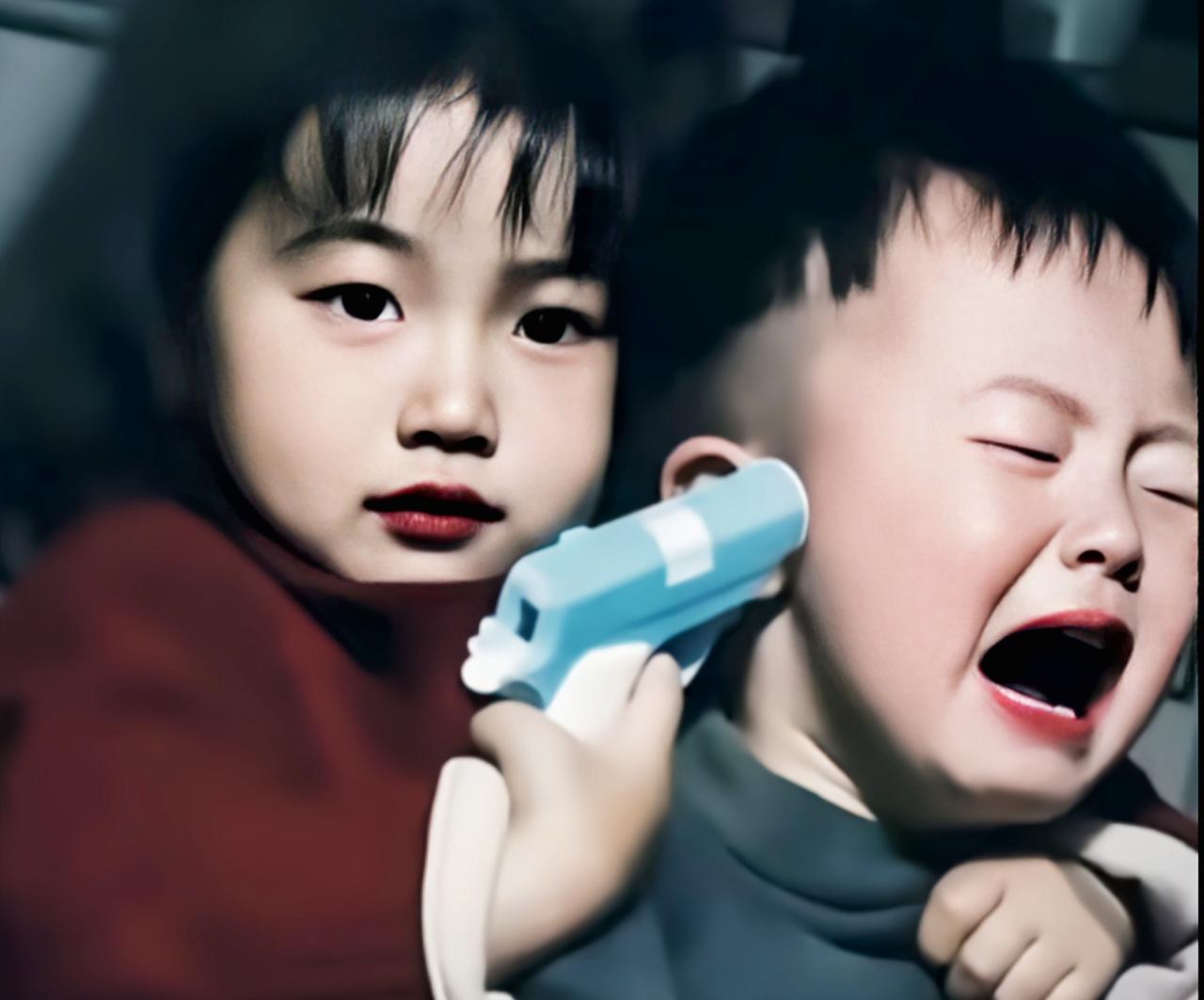 “阿姐，收手吧！外面全是爸爸妈妈、爷爷奶奶、外公外婆……”

阿姐：我今天站在这